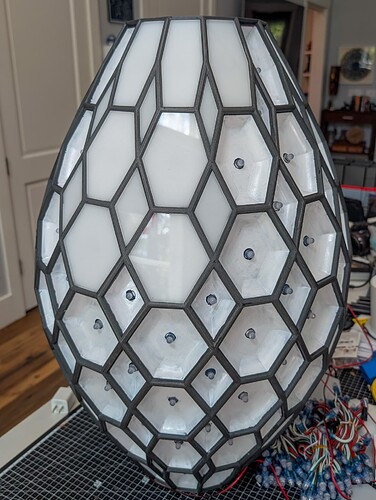 Zonohedrified Heptagrammic Prism-152