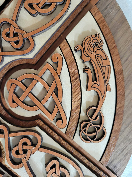 New Celtic knotwork art piece - Made on a Glowforge - Glowforge Owners ...