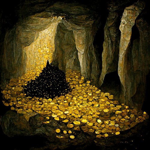 Evansd2_a_dark_cave_with_a_pile_of_gold_coins_2ff4fb68-4ed0-4d3e-82ef-0125b5ed2930