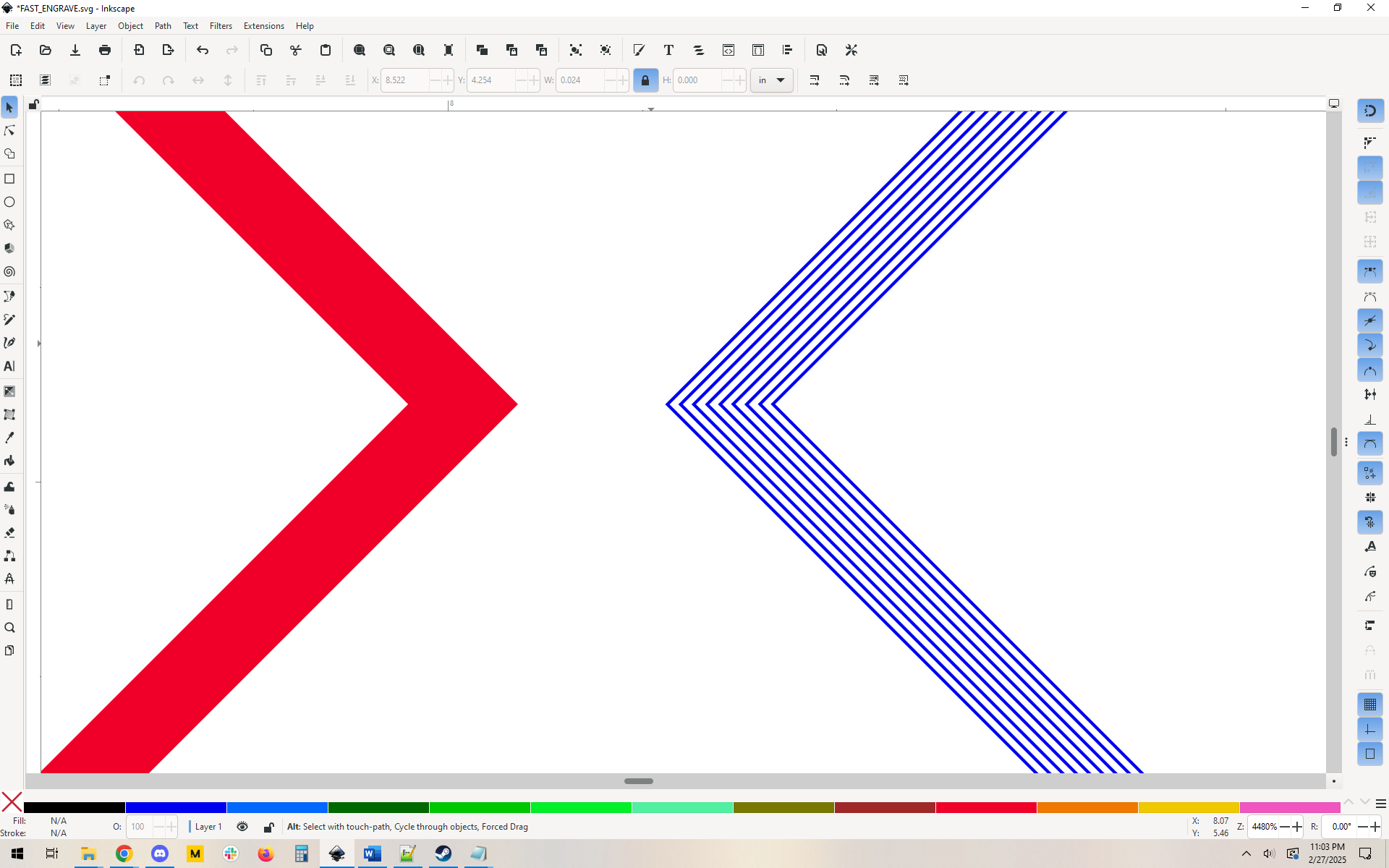 Concentric engraving inkscape plugin - Everything Else - Glowforge ...