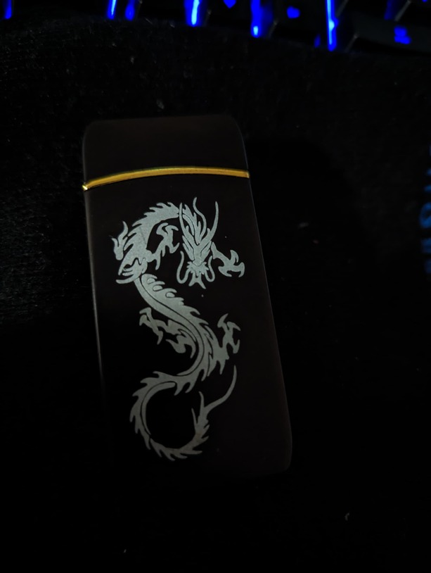 Electric lighter Engraving Made on a Owners Forum