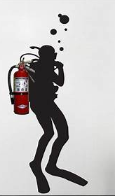 Diver extinguisher
