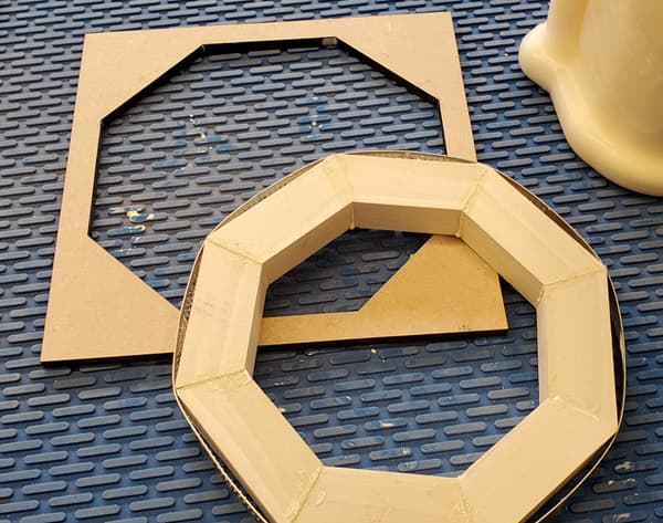Ring template and assembled ring