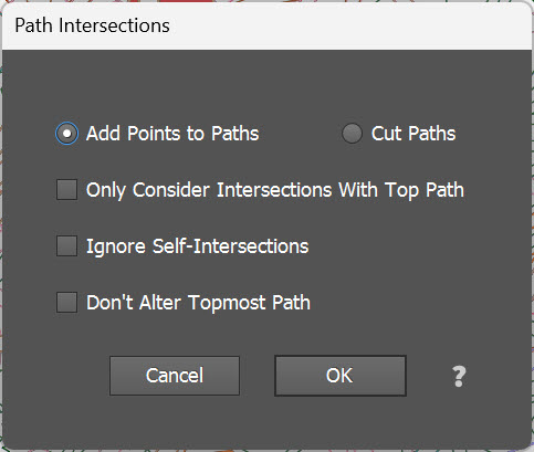 path intersections tool