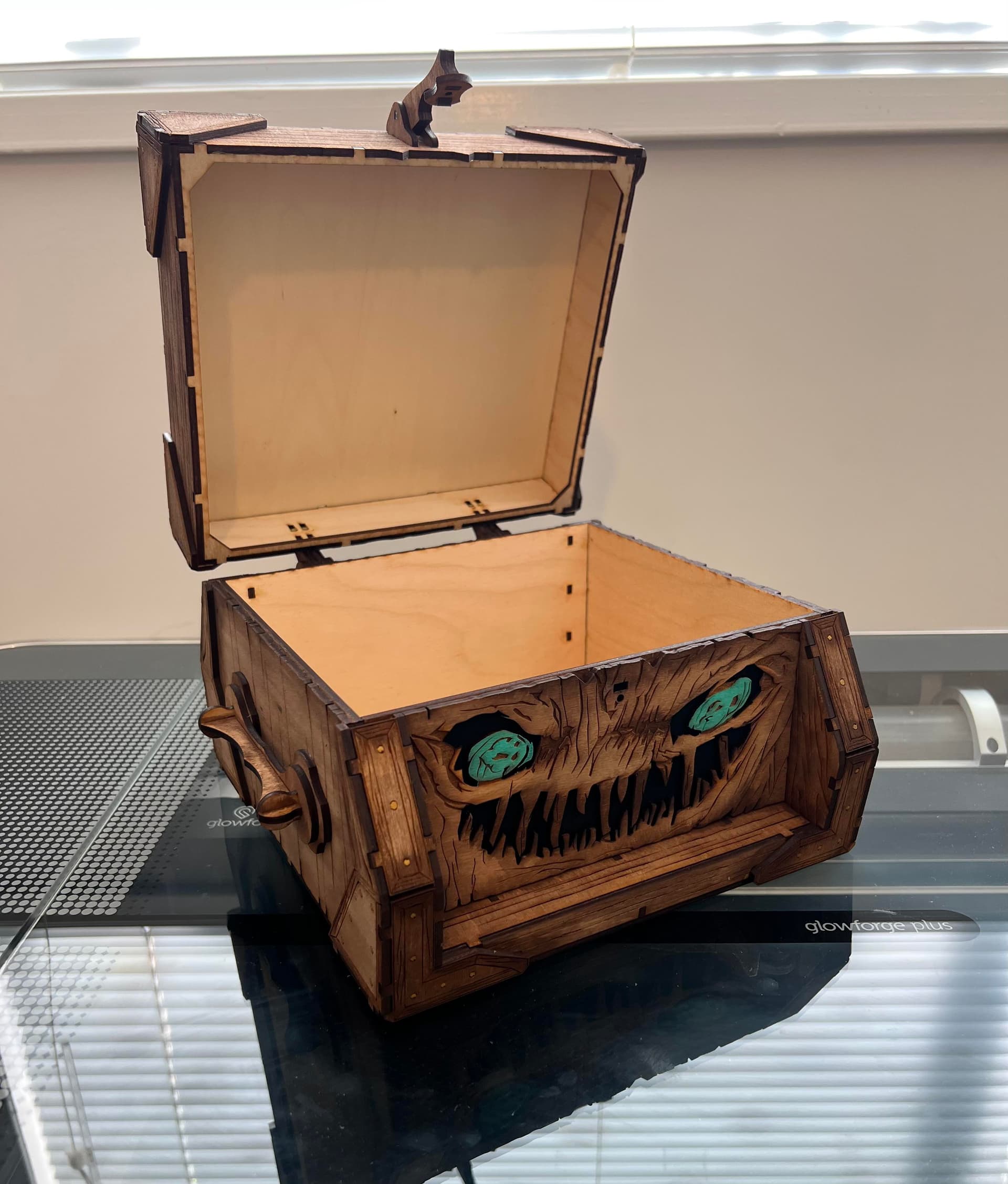 Spooky DND Mimic Chest Made On A Glowforge Glowforge Owners Forum   JGKT7wnF9p4rNQ86FwXa2XdtMmz 