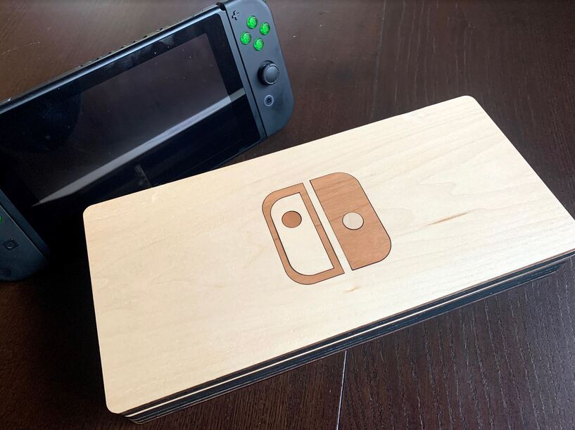 Wood Nintendo Switch Case - Made on a Glowforge - Glowforge Owners Forum