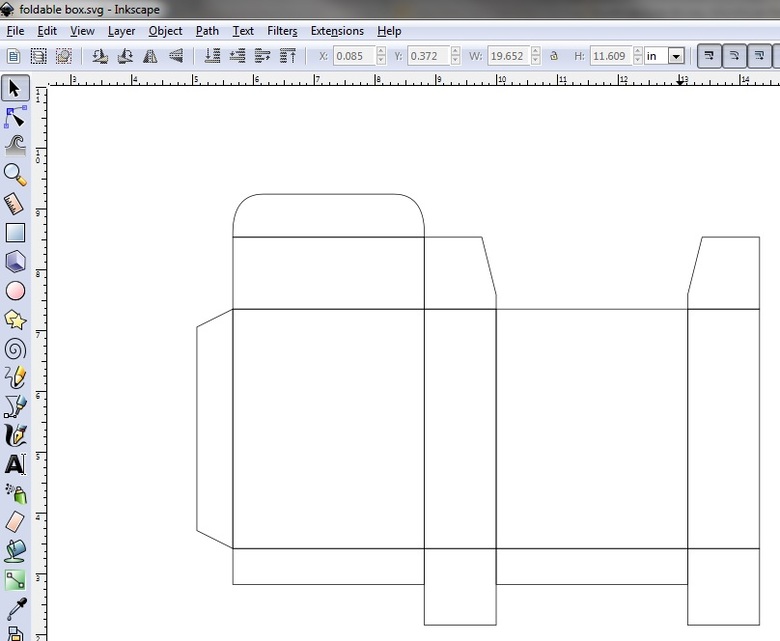 Template Box Inkscape Inkscape: changing vector line color mid path - Everything Else ...