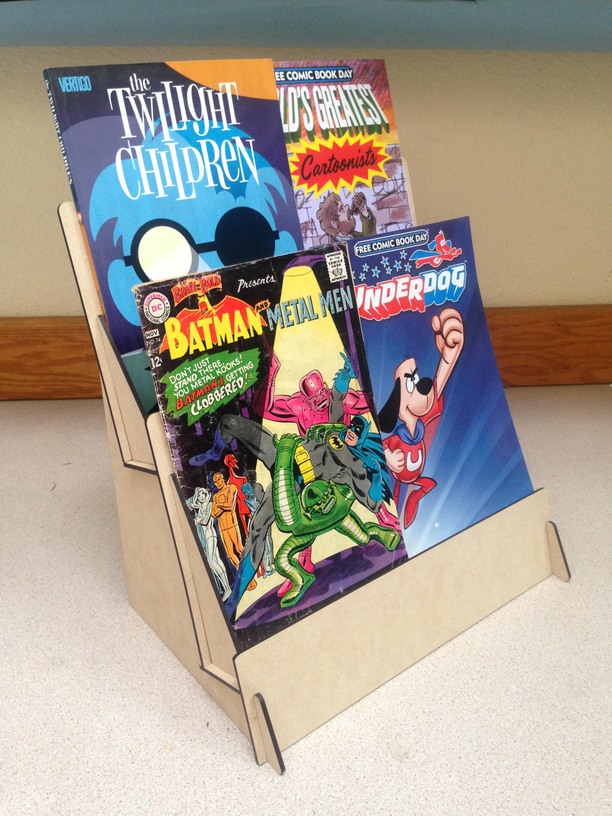 Comic book rack - Made on a Glowforge - Glowforge Owners Forum